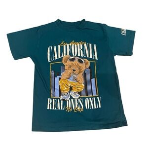 Eighty Eight Los Angeles California Real Ones Teddy Bear Youth 10-12 T-Shirt‎